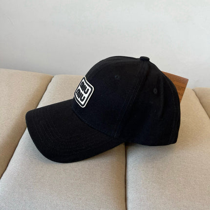 MIUMIU BASEBALL CAP IN BLACK KHAKI FABRIC STYLE 2