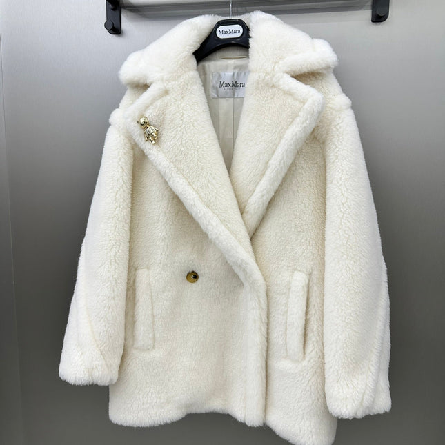 MAX MARA 25S TEDDY SHORT JACKET 071
