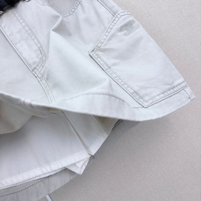 CELINE 26S DENIM MINI SKIRT 357