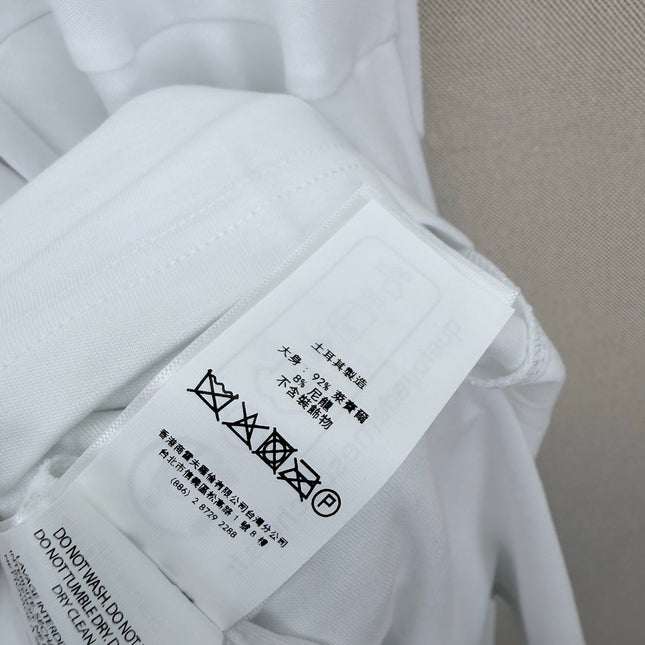 RALPH LAUREN 26S WHITE WAIST-TIED DRESS 455