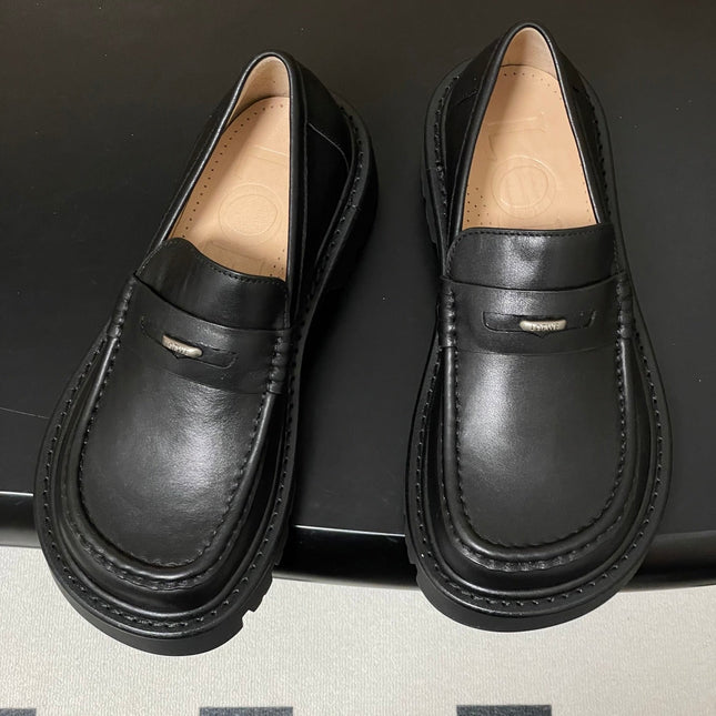 LOEWE 26S LOAFER IN BLACK CALFSKIN