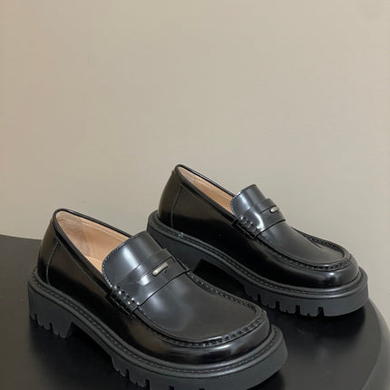 LOEWE 26S LOAFER IN BLACK PATENT CALFSKIN