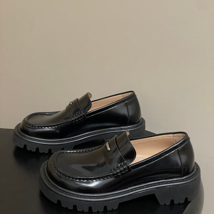 LOEWE 26S LOAFER IN BLACK PATENT CALFSKIN