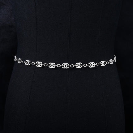 CHANEL 25S CHAIN BELT IN SILVER METALLIC 614472