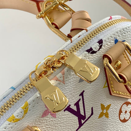 LV 26S ALMA BB BAG 23 IN WHITE MONOGRAM CANVAS
