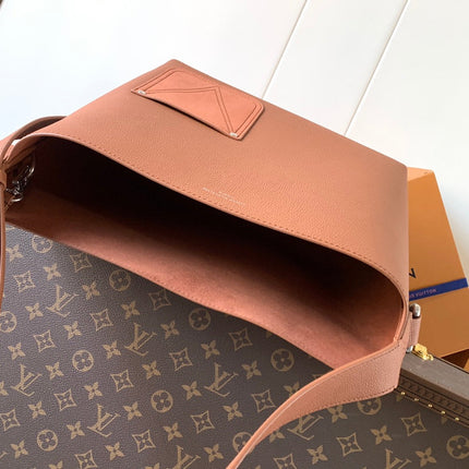 LV 26S VERSO HOBO BAG 33 IN BURNT ORANGE CALFSKIN