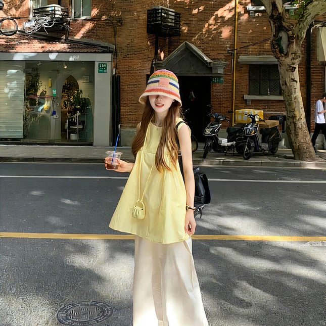 LOEWE 26S MULTICOLOR CROCHET BUCKET HAT STYLE 046