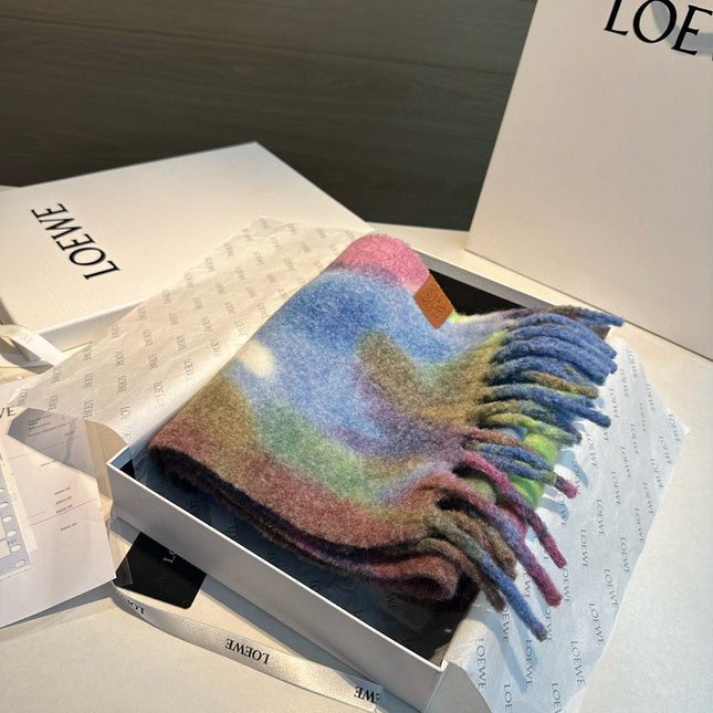 LOEWE 26S SCARF 185 IN WOOL MOHAIR 496422