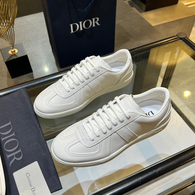 DIOR 26S B01 MATCHPOINT SNEAKER IN WHITE CALFSKIN