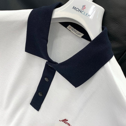 MONCLER 26S SHORT-SLEEVE POLO T-SHIRT 507
