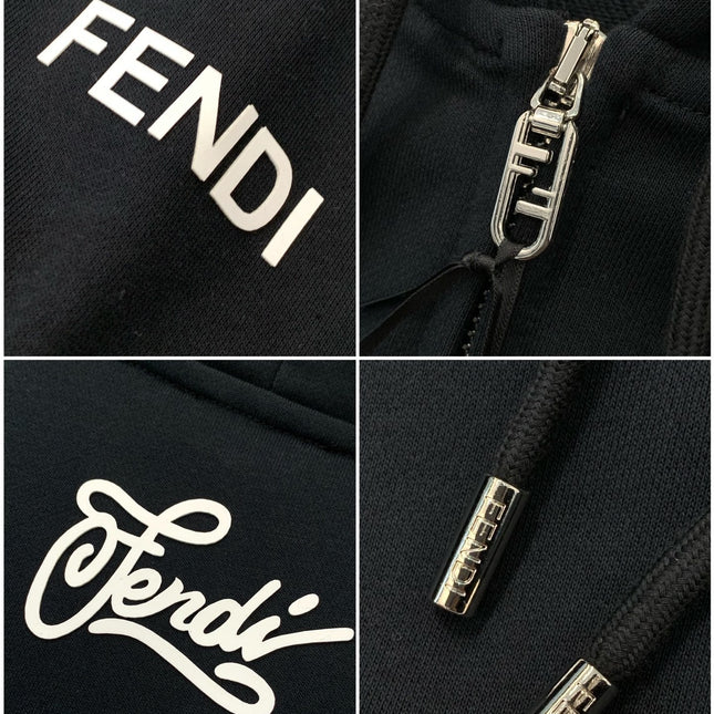 FENDI 26S ZIP-UP HOODIE 185