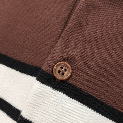 FENDI 26S SHORT-SLEEVE KNIT POLO TOP 430