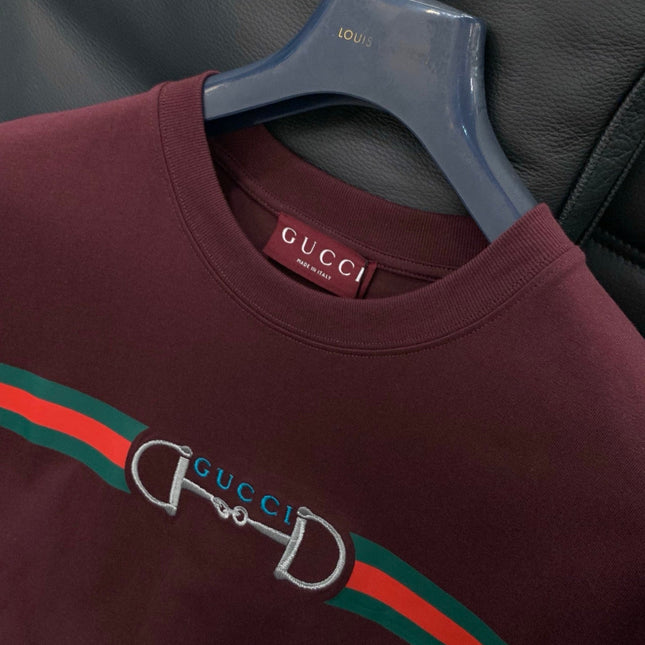 GUCCI 26S SHORT-SLEEVE CREWNECK T-SHIRT 455
