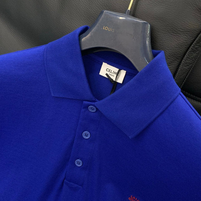 CELINE 26S SHORT-SLEEVE POLO SHIRT 457