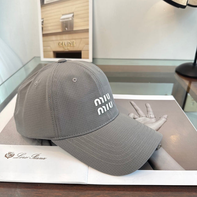 MIUMIU BASEBALL CAP STYLE 24