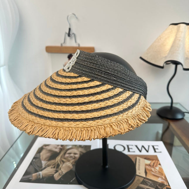 LOEWE 26S RAFFIA SUN VISOR  STYLE 262