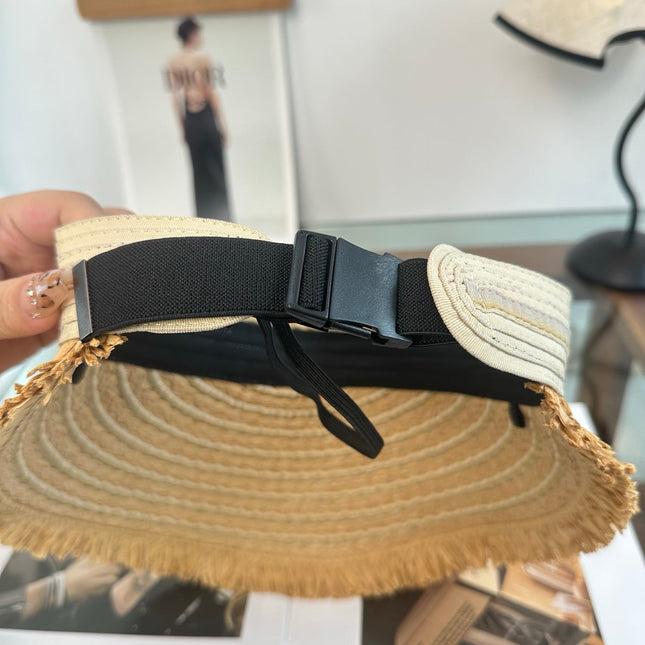 LOEWE 26S RAFFIA SUN VISOR  STYLE 259