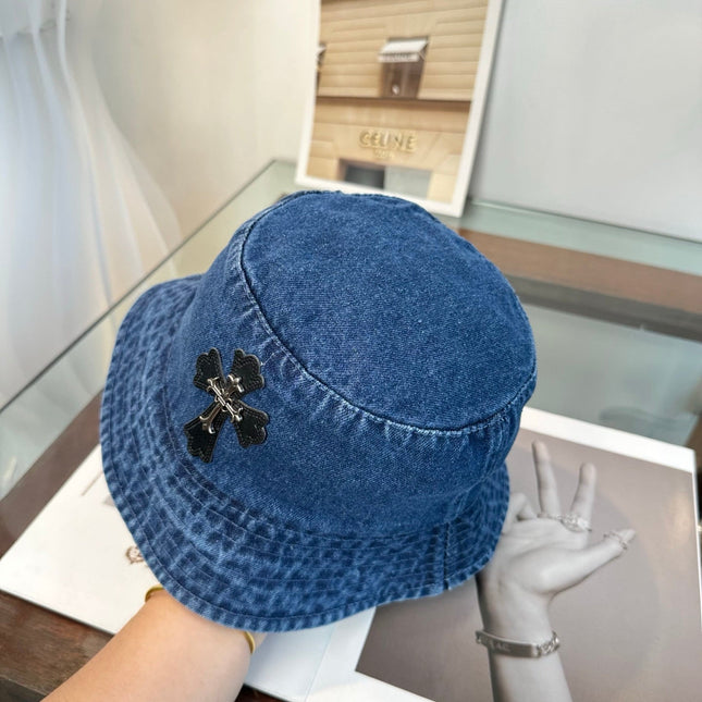 CHROME HEARTS 26S DENIM BUCKET HAT STYLE 058