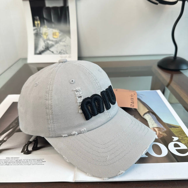 MIUMIU 26S BASEBALL CAP 346772
