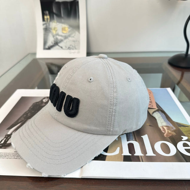 MIUMIU 26S BASEBALL CAP 346772
