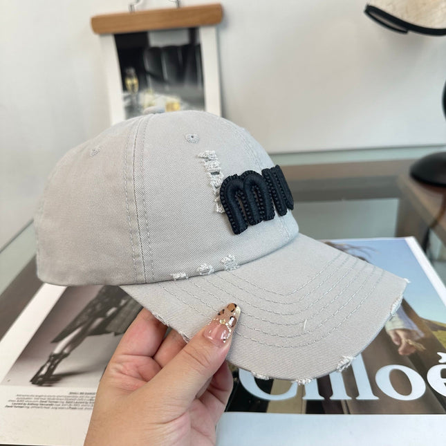 MIUMIU 26S BASEBALL CAP 346772