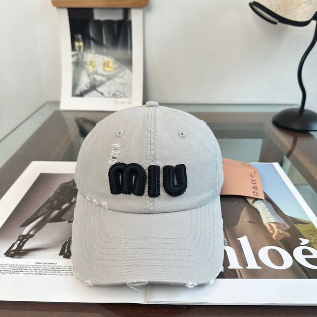 MIUMIU 26S BASEBALL CAP 346772