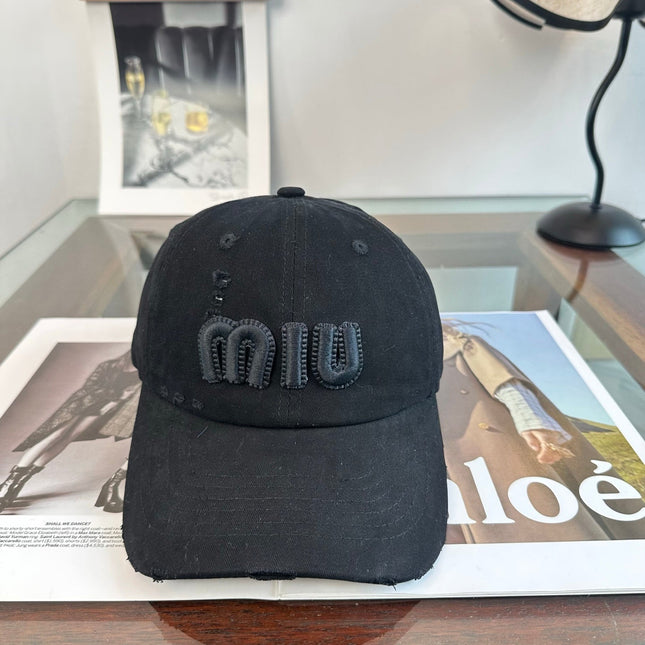 MIUMIU 26S BASEBALL CAP 346773