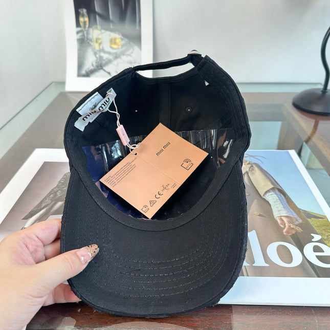 MIUMIU 26S BASEBALL CAP 346773