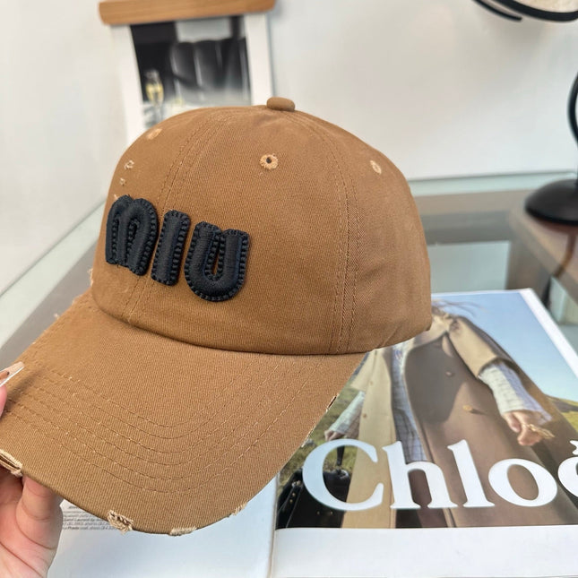 MIUMIU 26S BASEBALL CAP 346774