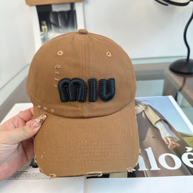 MIUMIU 26S BASEBALL CAP 346774