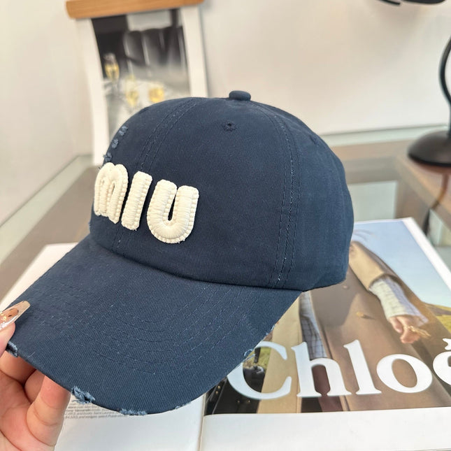 MIUMIU 26S BASEBALL CAP 346775