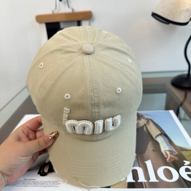 MIUMIU 26S BASEBALL CAP 346776