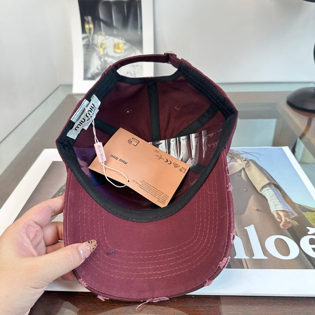 MIUMIU 26S BASEBALL CAP 346777