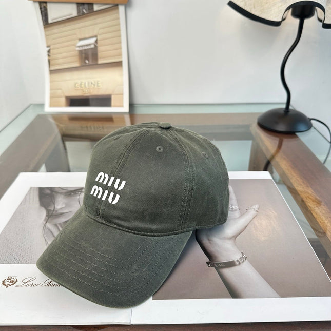 MIUMIU 26S BASEBALL CAP 346763