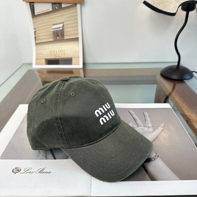 MIUMIU 26S BASEBALL CAP 346763