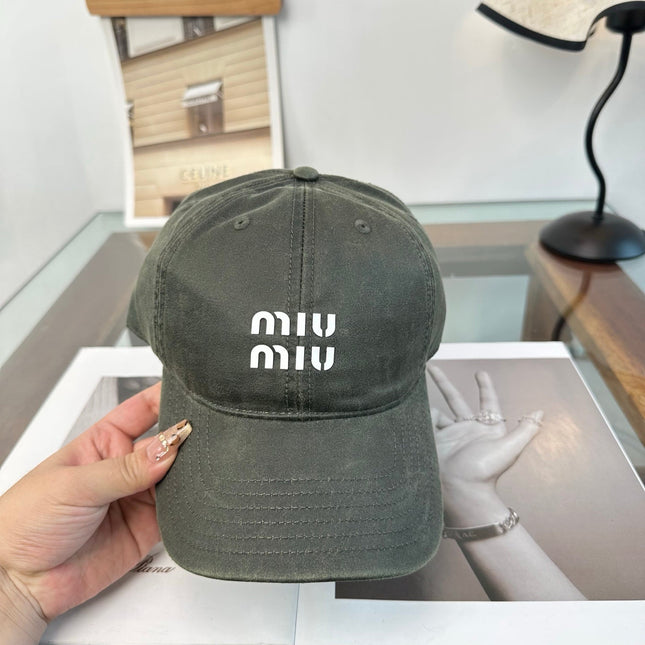 MIUMIU 26S BASEBALL CAP 346763