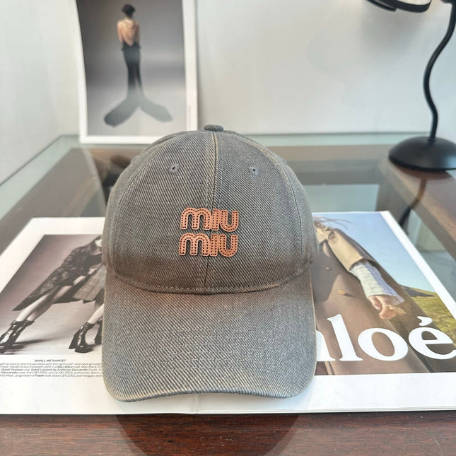MIUMIU 26S BASEBALL CAP 346737