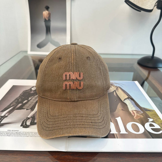 MIUMIU 26S BASEBALL CAP 346738