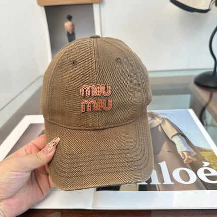 MIUMIU 26S BASEBALL CAP 346738