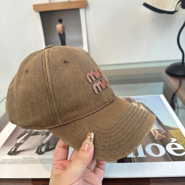 MIUMIU 26S BASEBALL CAP 346738