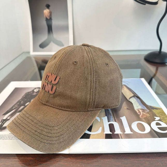 MIUMIU 26S BASEBALL CAP 346738