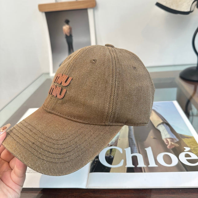 MIUMIU 26S BASEBALL CAP 346738