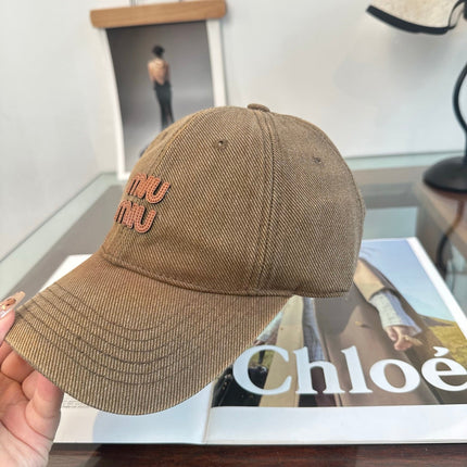 MIUMIU 26S BASEBALL CAP 346738