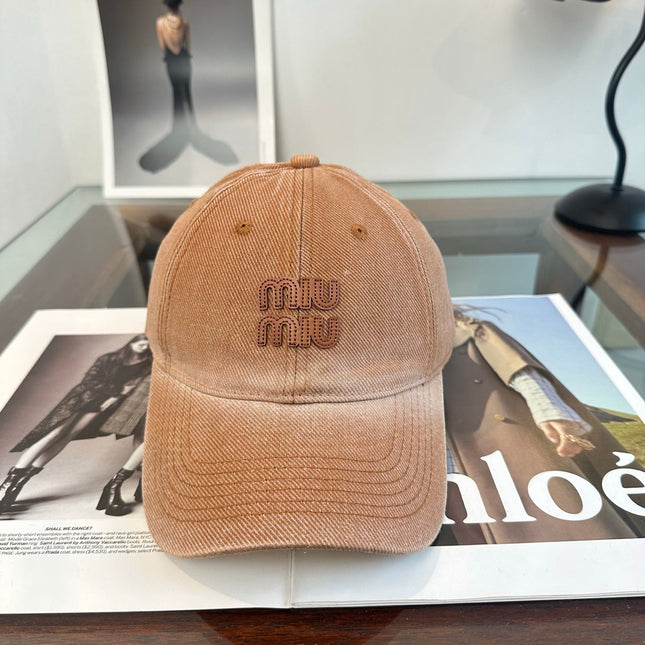 MIUMIU 26S BASEBALL CAP 346739
