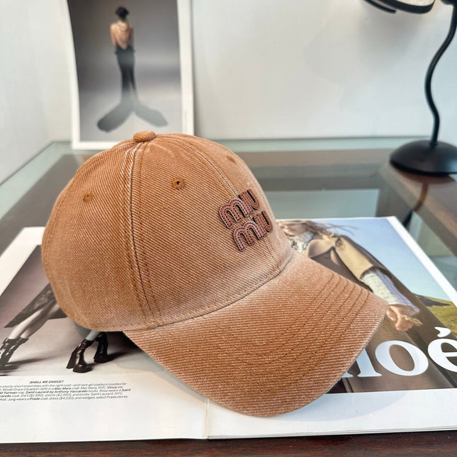 MIUMIU 26S BASEBALL CAP 346739