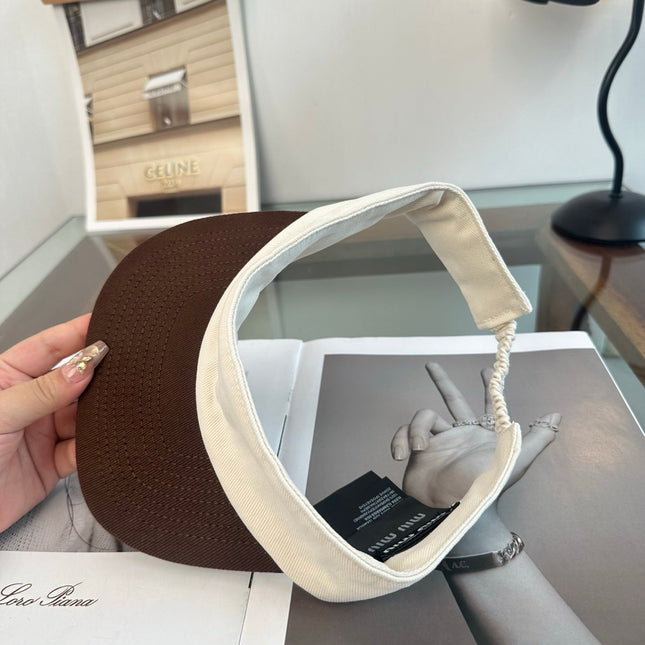 MIUMIU 26S CLASSIC LOGO SUN VISOR 346911