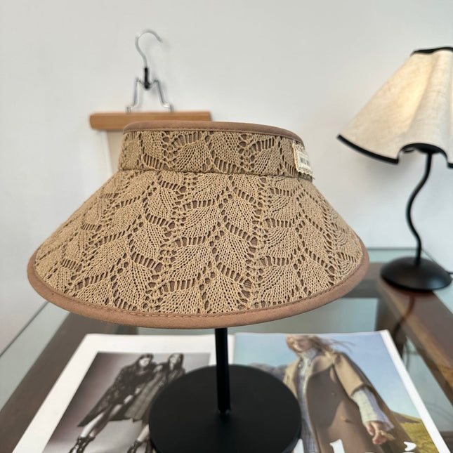 MIUMIU 26S LACE VISOR HAT 343478