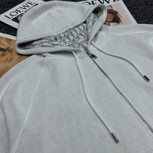 DIOR 25S HOODED KNIT JACKET STYLE 370