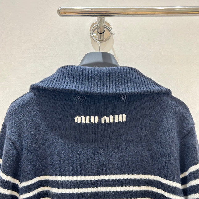 MIUMIU 26S HALF-ZIP SWEATER 1598