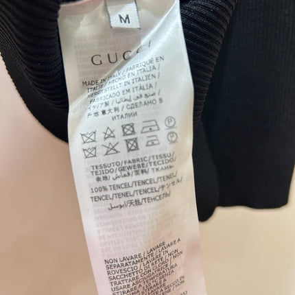 GUCCI 26S SHORT-SLEEVE KNIT CREWNECK TOP 490